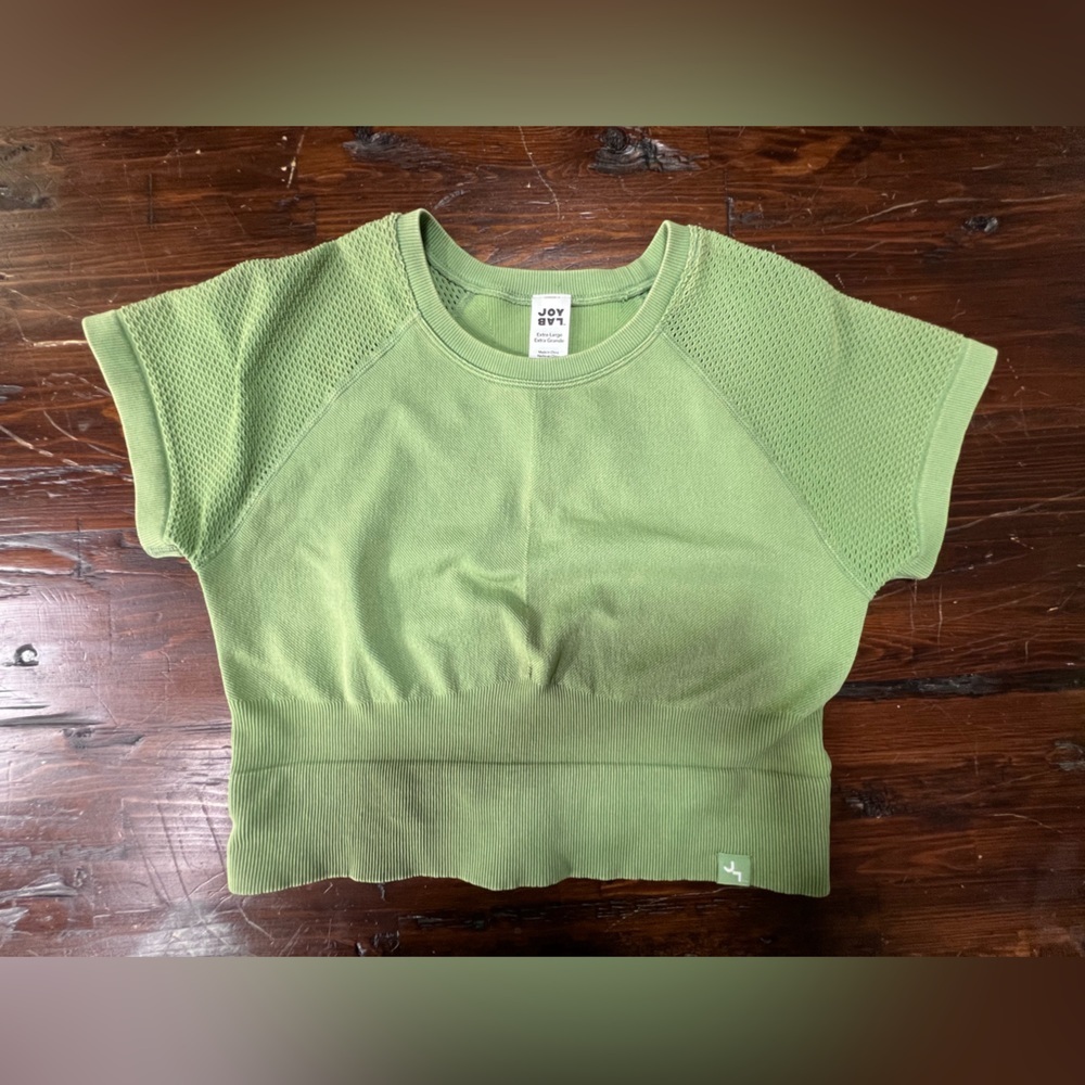 Women's Joylab Seamless Crop Short Sleeve Shirt Xl